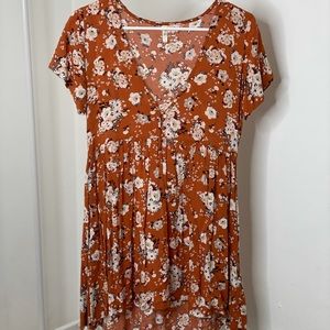 COPY - Spell & The Gypsy Collective orange floral dress